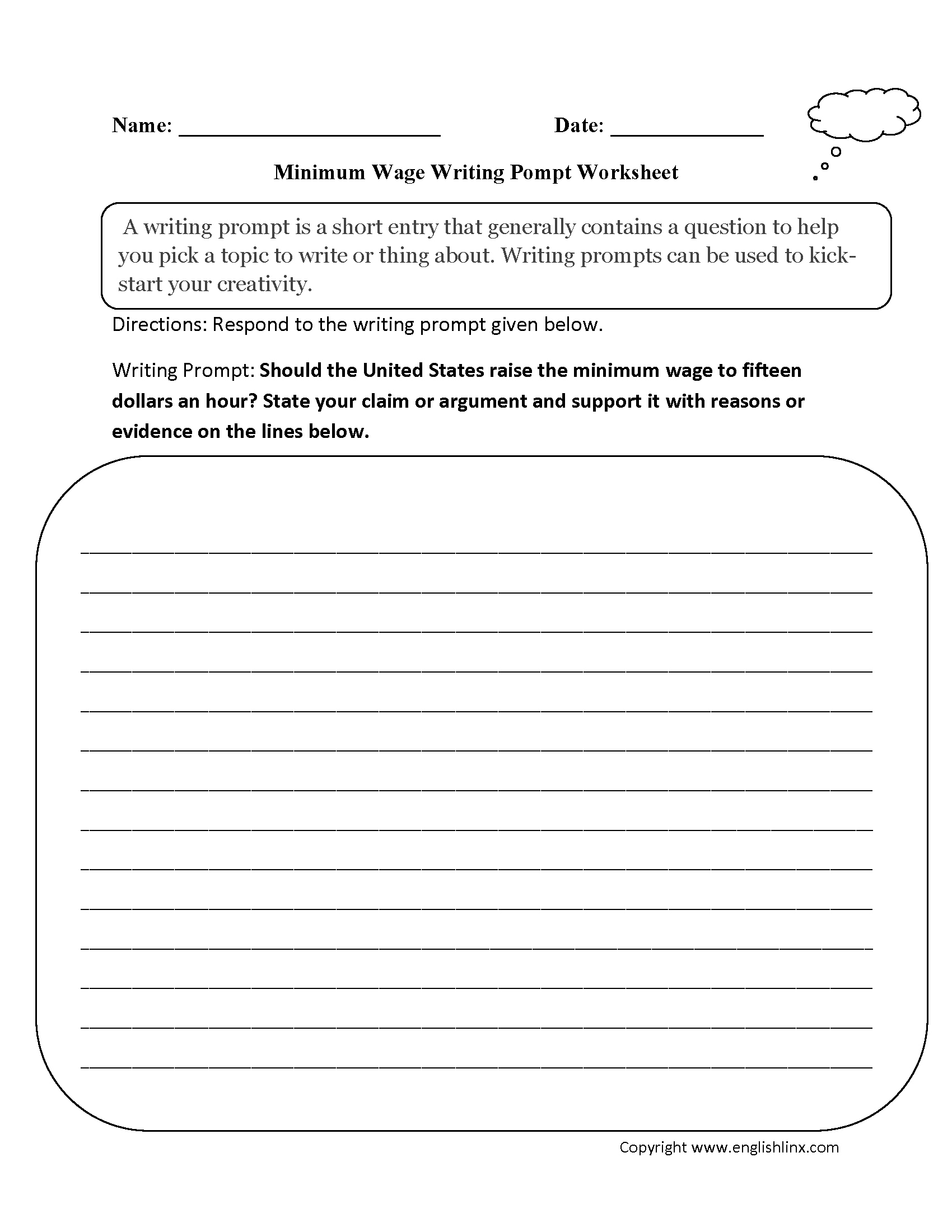 essay writing worksheets for elementary students