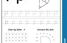 1 Letter P Writing Practice Worksheet Printable Letter P Writing