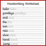 10 3Rd Grade Handwriting Worksheets Cursive Writing Worksheets