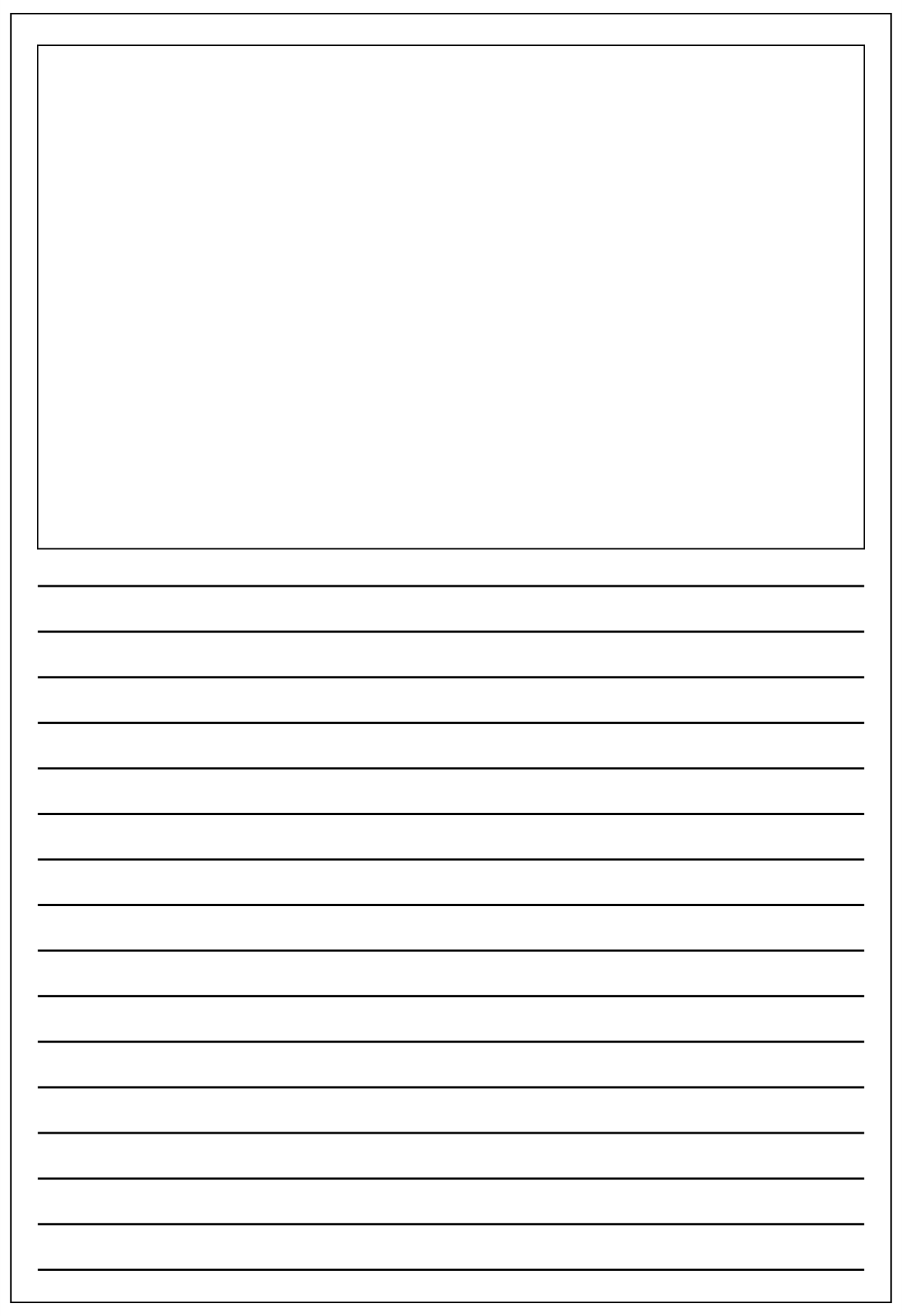 Free Printable Writing Sheets For Kindergarten
