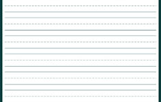 10 Best Printable Primary Writing Paper Template Printablee