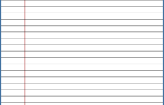 10 Best Standard Printable Lined Writing Paper Printablee
