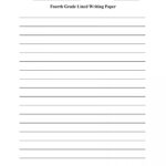 12 4Th Grade Writing Worksheets Lined Writing Paper Writing