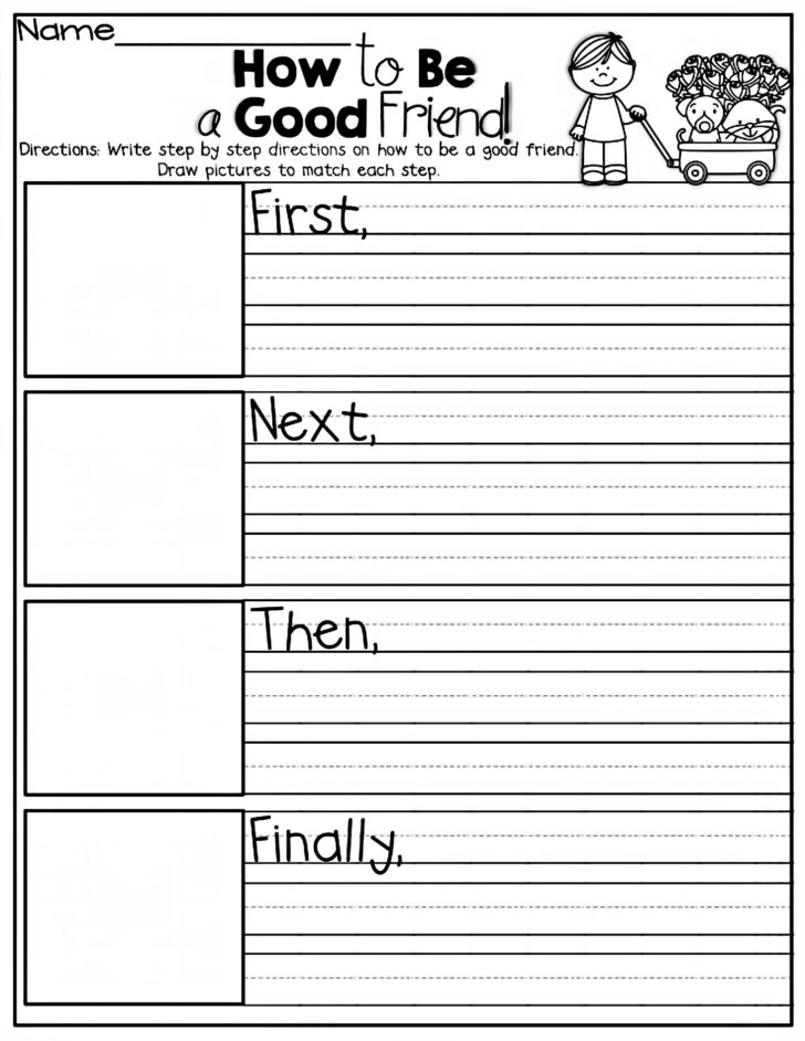 Writing Worksheet For First Grade