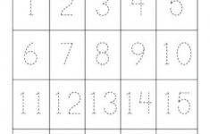 123 Tracing Worksheets Numbers Kindergarten Number Worksheets