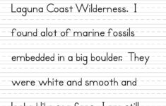 1st Grade Handwriting Worksheets