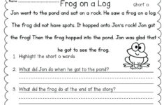 1st Grade Reading Worksheets Best Coloring Pages For Kids