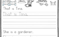 1st Grade Writing Worksheets Alphabet