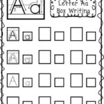 26 Printable Alphabet Box Writing Worksheets Preschool Free