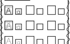 26 Printable Alphabet Box Writing Worksheets Preschool Free