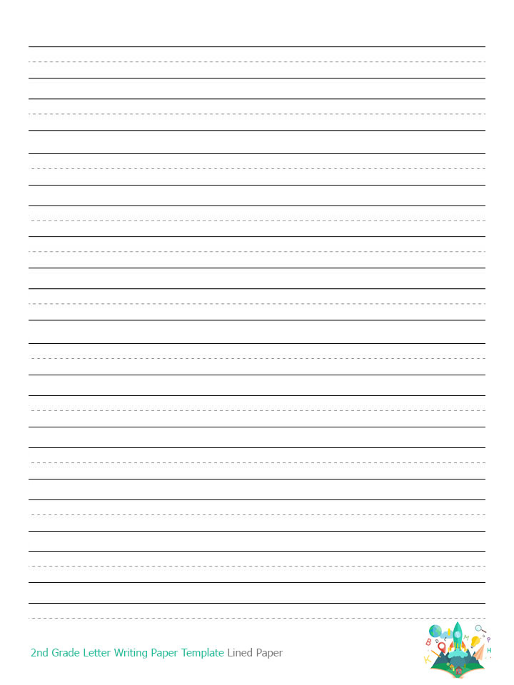 2nd Grade Writing Paper Template Writing Worksheets