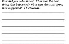 2nd Grade Writing Worksheets Best Coloring Pages For Kids