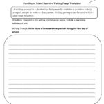 2nd Grade Writing Worksheets Pdf