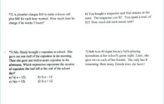 3 Writing Equations From Word Problems Worksheet Word Problem