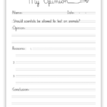 3rd 4th 5th Grade Handwriting Worksheets Free 3 5 Printables