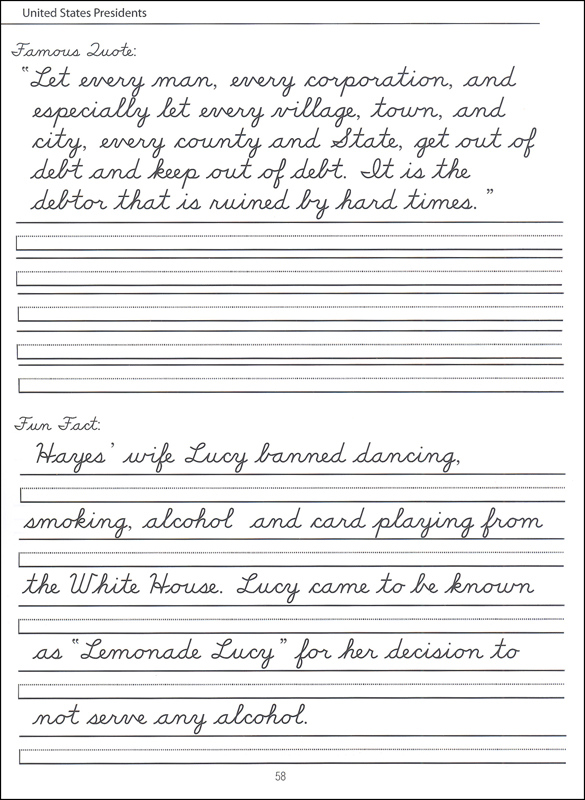 3rd Grade Cursive Worksheets Free Worksheets Samples