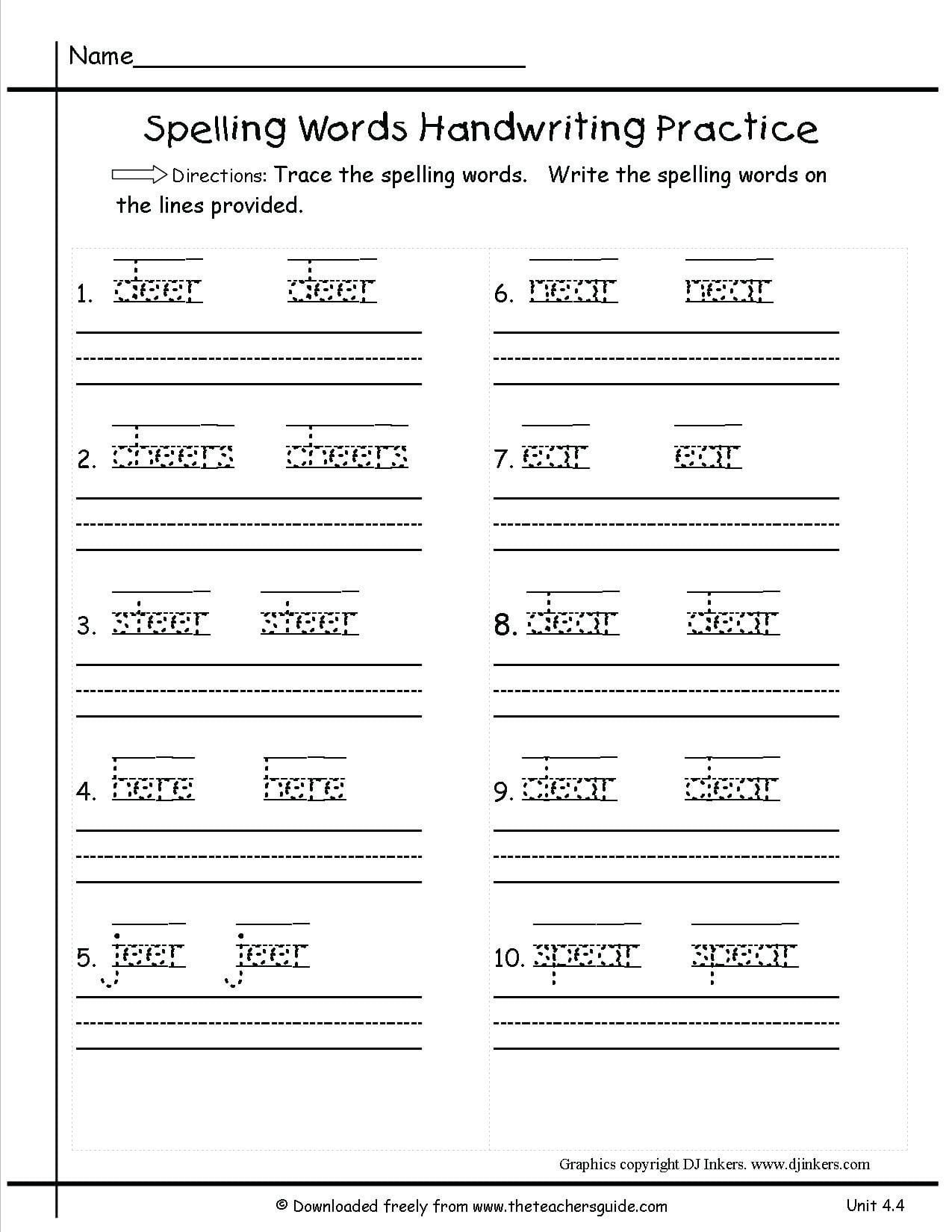 Handwriting Worksheets Grade 3 Writing Worksheets Handwriting Worksheets Grade 3 Writing Worksheets