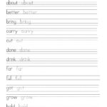 3Rd Grade Handwriting Worksheets Db Excel