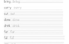 3Rd Grade Handwriting Worksheets Db excel