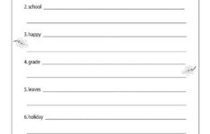 3rd Grade Writing Worksheets Best Coloring Pages For Kids Writing