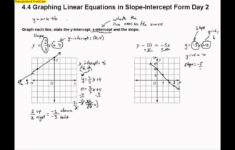 4 2 Practice Writing Equations In Slope Intercept Form Answers 6 Ways