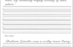 44 United States Presidents Character Writing Worksheets Zaner Bloser