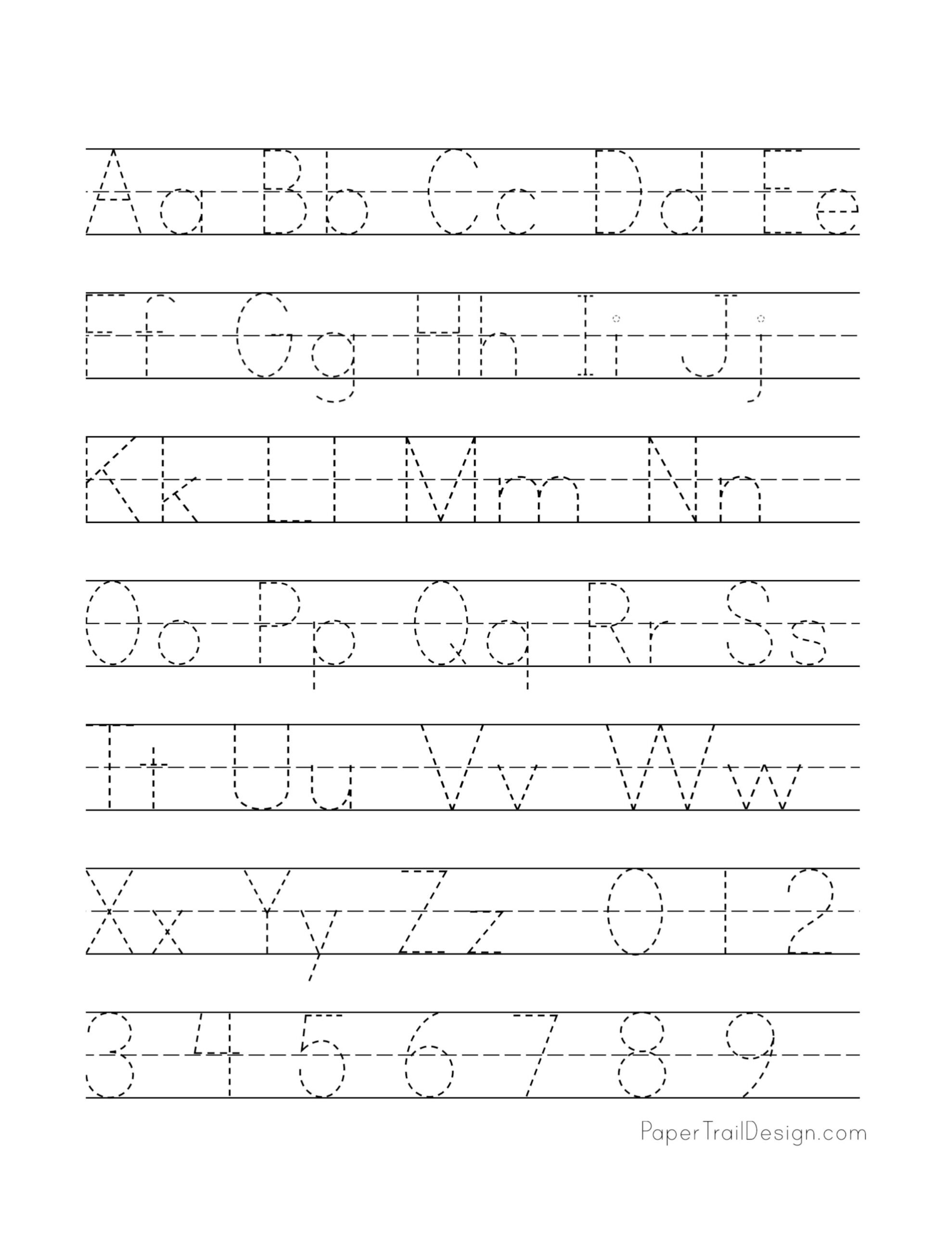 45 Alphabet Printing Worksheets Image Worksheet For Kids