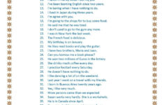 45 Common Mistakes Word Order Reading Practice Worksheets