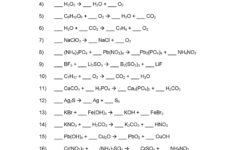 49 Balancing Chemical Equations Worksheets with Answers