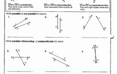 49 Parallel And Perpendicular Lines Worksheet In 2020 Parallel And