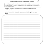 4Th Grade Creative Writing Worksheets Db Excel