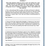 4th Grade Essay Writing Worksheets Grade 4 English Resources Printable