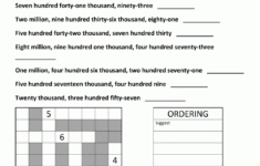 4th Grade Math Worksheets Reading Writing And Rounding BIG Numbers