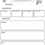 4th Grade Narrative Writing Graphic Organizers FerisGraphics