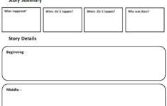 4th Grade Narrative Writing Graphic Organizers FerisGraphics