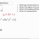 5 Minute Math Standard Form Polynomials YouTube