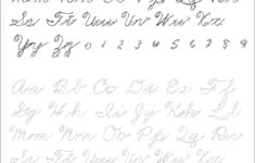 5 Printable Cursive Handwriting Worksheets For Beautiful Penmanship