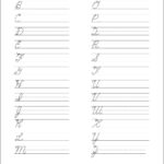 5 Printable Cursive Handwriting Worksheets For Beautiful Penmanship