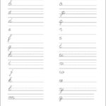 5 Printable Cursive Handwriting Worksheets For Beautiful Penmanship