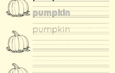 6 Best Worksheets Halloween Handwriting Printables Printablee