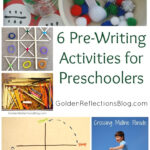 6 Pre Writing Activities For Preschoolers Www GoldenReflectionsBlog