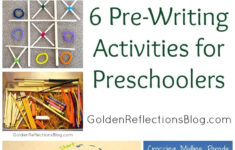 6 Pre Writing Activities For Preschoolers Www GoldenReflectionsBlog