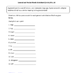 6th Grade Common Core Writing Worksheets