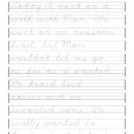 6Th Grade Cursive Handwriting Worksheets Holiday Handwriting Db Excel