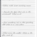 6th Grade Cursive Practice Sheets Pdf Thekidsworksheet