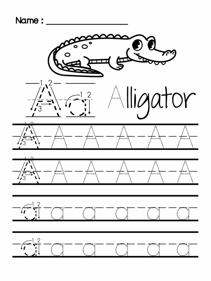 Preschool Letter Writing Worksheets