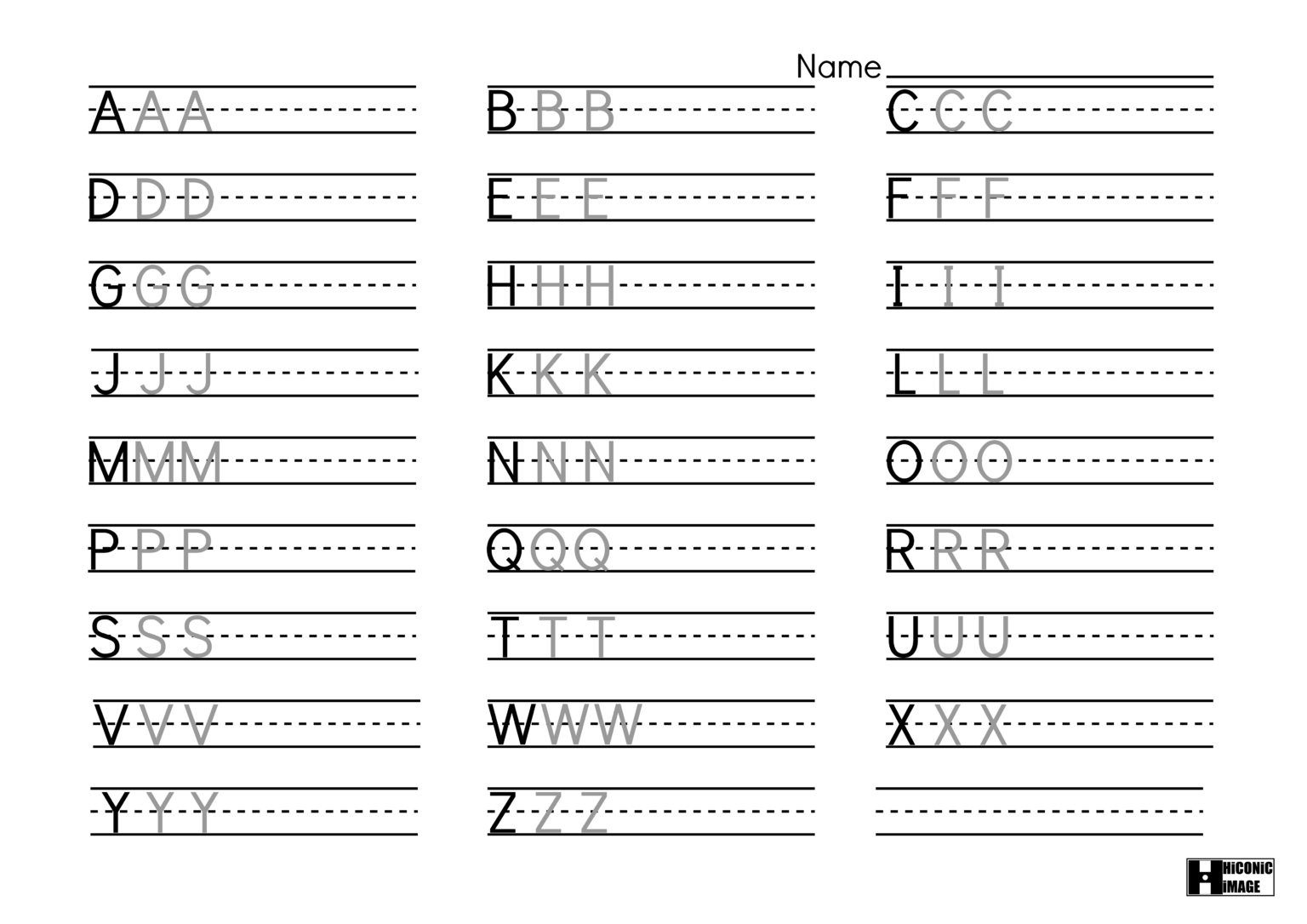 Alphabet Practice Writing Worksheets | Writing Worksheets