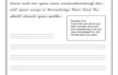 Advanced Cursive Practice Bible Verse Surviving The Oregon Trail