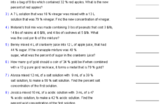 Algebra 1 Worksheets Equations Worksheets Word Problem Worksheets