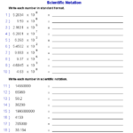 Algebra 1 Worksheets Exponents Worksheets Scientific Notation